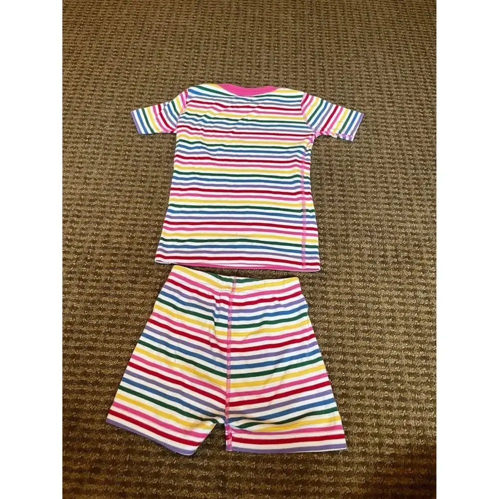 ❤️Hanna Andersson Short John pajamas.  Size 5/ 110cm. EUC!❤️